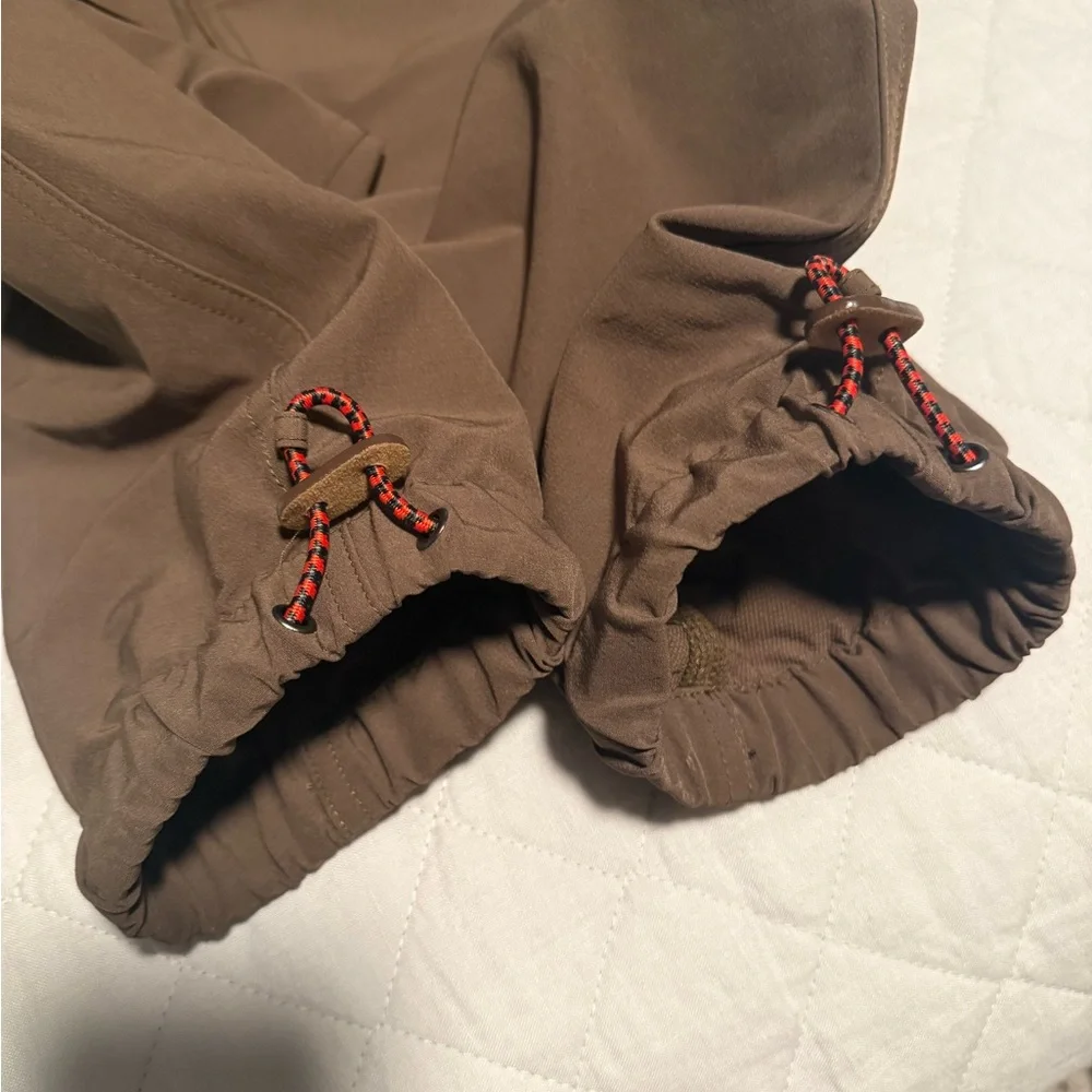 L.L. Bean X Todd Snyder Olive Brown Climbing Pants with Red Checkered Belt - Picture 4 of 4